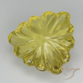Cuarzo Amarillo claro medio natural de 5.70 ct, Trillón, Transparente