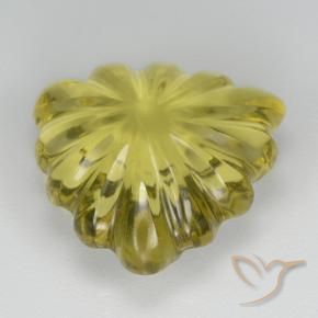 Cuarzo Amarillo claro medio natural de 5.70 ct, Trillón, Transparente