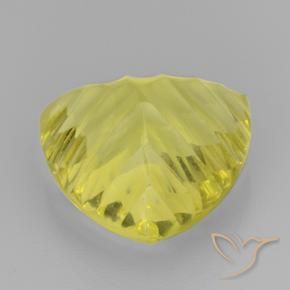 Cuarzo Amarillo vívido natural de 6.35 ct, Trillón, Transparente