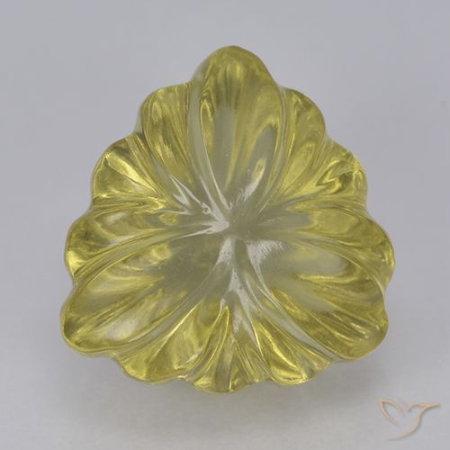 5.68ct Natural Amarillo-dorado claro Cuarzo, Trillón, Transparente