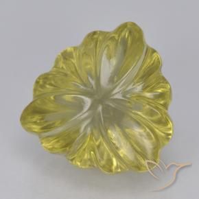 Cuarzo Amarillo-dorado claro natural de 5.68 ct, Trillón, Transparente