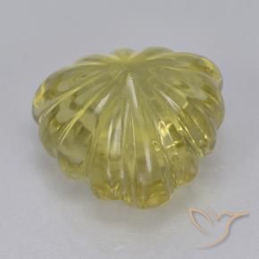 Cuarzo Amarillo-dorado claro natural de 5.68 ct, Trillón, Transparente
