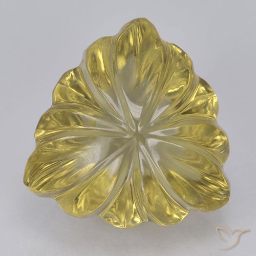 5.97ct Natural Amarillo claro medio Cuarzo, Trillón, Transparente