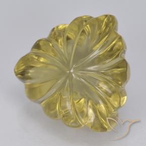 Cuarzo Amarillo claro medio natural de 5.97 ct, Trillón, Transparente
