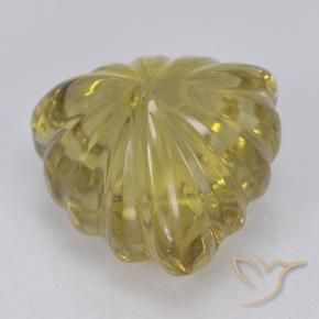 Cuarzo Amarillo claro medio natural de 5.97 ct, Trillón, Transparente