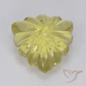 Cuarzo Amarillo claro medio natural de 5.65 ct, Trillón, Transparente