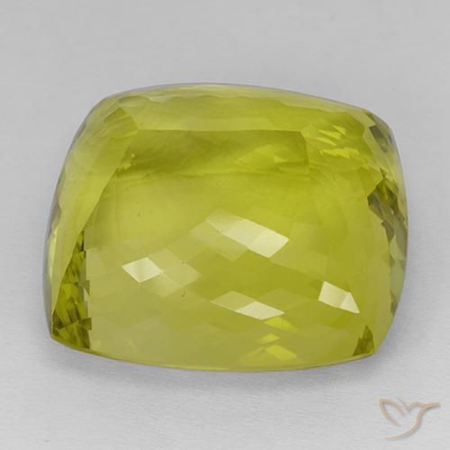 Cuarzo Amarillo maíz natural de 73.08 ct, Forma Cojín, IF