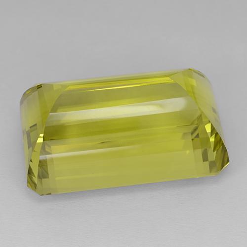 Cuarzo amarillo natural de 85,92 ct, corte esmeralda, IF