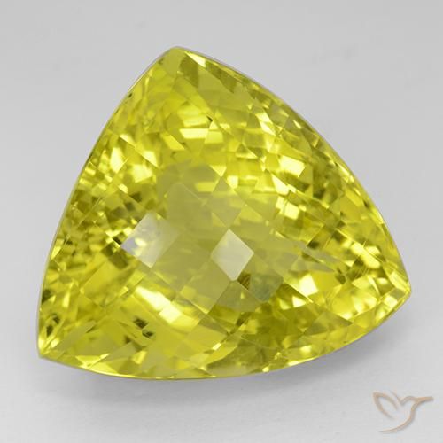 Cuarzo Amarillo maíz natural de 55.15 ct, Trillón, VVS