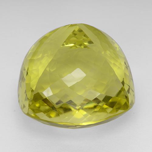 Cuarzo amarillo natural de 80,66 ct, corte cojín, IF