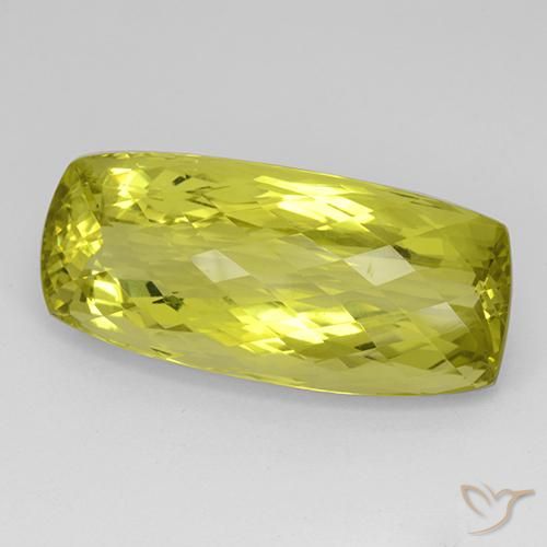 Cuarzo Amarillo maíz natural de 46.05 ct, Forma Cojín, IF