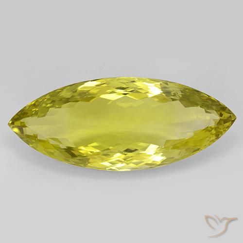 57.97ct Natural Amarillo maíz Cuarzo, Marquesa, IF