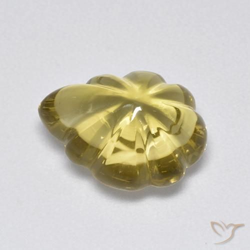 Cuarzo Amarillo medio natural de 4.52 ct, Elegante, Transparente