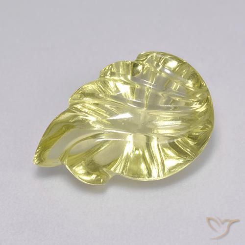 Cuarzo Amarillo piña claro natural de 5.09 ct, Elegante, Transparente