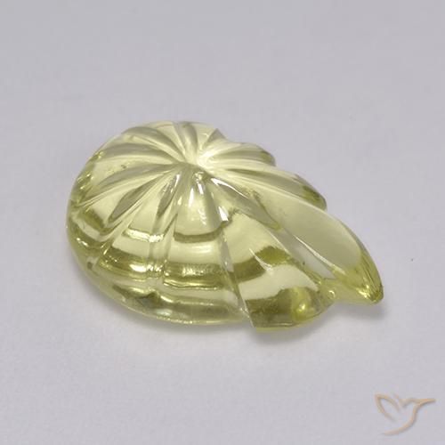 Cuarzo Amarillo piña claro natural de 5.09 ct, Elegante, Transparente