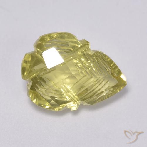 Cuarzo Amarillo claro natural de 4.19 ct, Elegante, Transparente