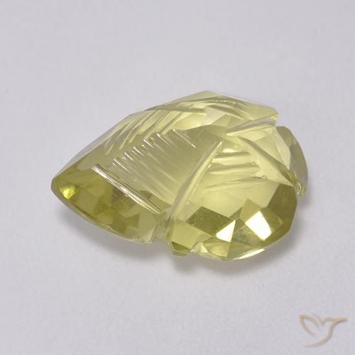 Cuarzo Amarillo claro natural de 4.19 ct, Elegante, Transparente