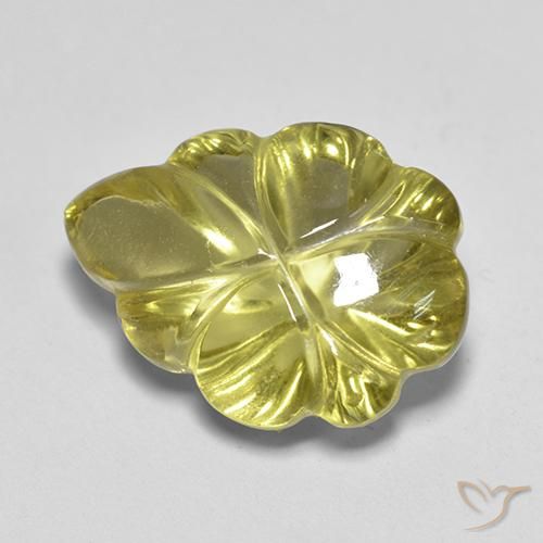 Cuarzo Amarillo medio natural de 6.15 ct, Elegante, Transparente