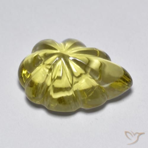 Cuarzo Amarillo medio natural de 6.15 ct, Elegante, Transparente