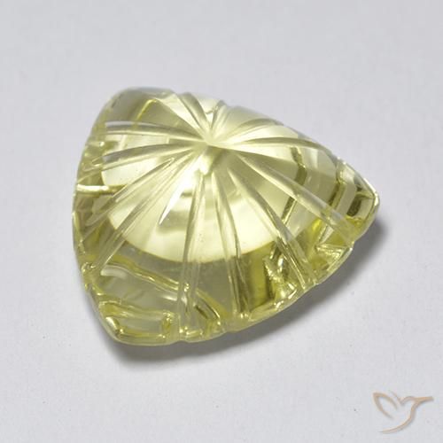 Cuarzo Amarillo claro natural de 6.45 ct, Trillón, Transparente
