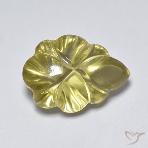 Cuarzo Amarillo-dorado claro natural de 5.10 ct, Elegante, Transparente