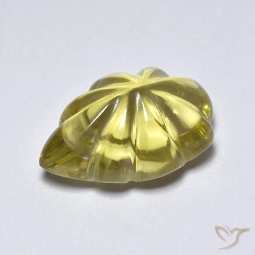 Cuarzo Amarillo-dorado claro natural de 5.10 ct, Elegante, Transparente