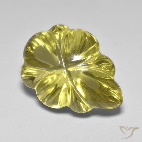 Cuarzo Amarillo-dorado claro natural de 6.98 ct, Elegante, Transparente