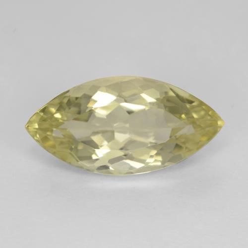 Cuarzo amarillo natural de 5,31 ct, marquesa, VVS-VS