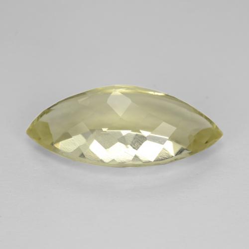 Cuarzo amarillo natural de 5,31 ct, marquesa, VVS-VS