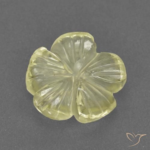 2.73ct Natural Amarillo laguna Cuarzo, Corte Flor, Transparente