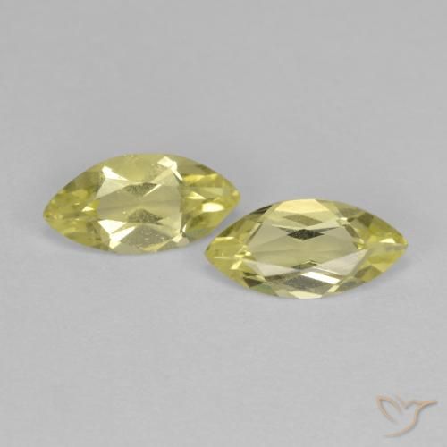 1.21ctw Natural Amarillo medio Cuarzo, Marquesa, VS
