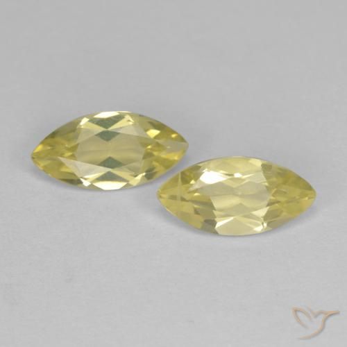 1.42ctw Natural Amarillo claro medio Cuarzo, Marquesa, VS