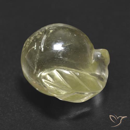 Cuarzo Amarillo claro medio natural de 10.58 ct, Elegante, Transparente