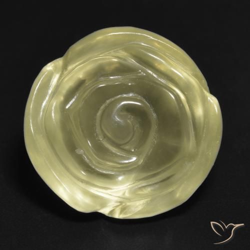 14.63ct Natural Amarillo laguna Cuarzo, Corte Flor, Transparente