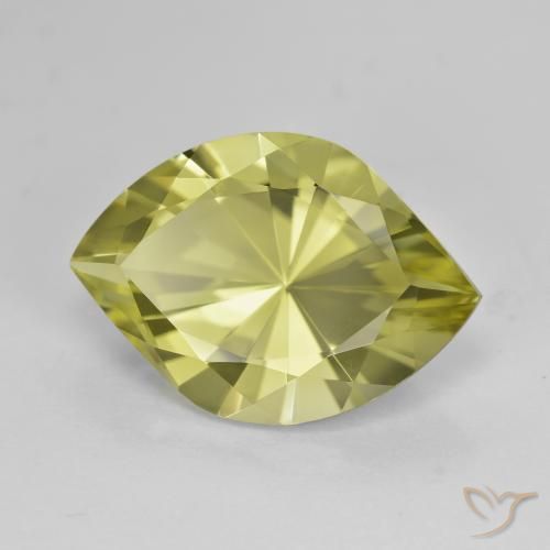 Cuarzo Verde terroso cálido natural de 6.86 ct, Marquesa, VVS