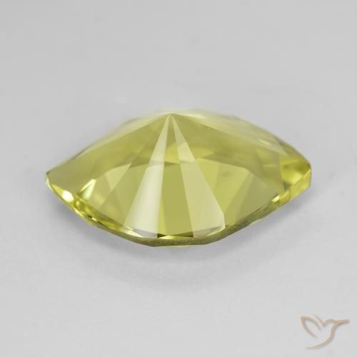 Cuarzo Verde claro natural de 6.99 ct, Marquesa, VVS