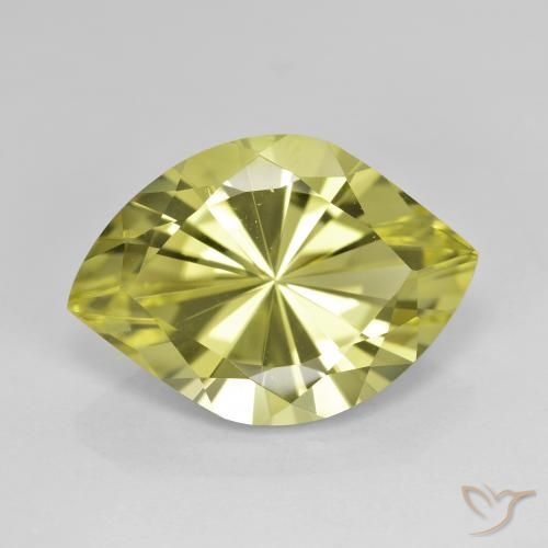 6.98ct Natural Verde claro Cuarzo, Marquesa, VVS