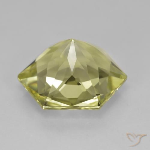 Cuarzo Amarillo medio natural de 7.69 ct, Elegante, VVS