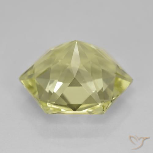 Cuarzo Amarillo medio natural de 8.01 ct, Elegante, VVS