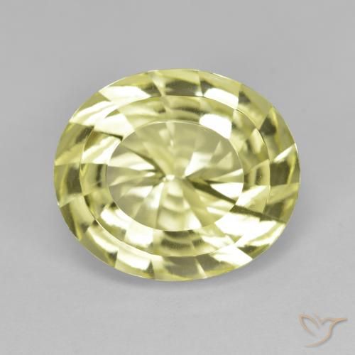 6.88ct Natural Amarillo medio Cuarzo, Ovalada, VVS