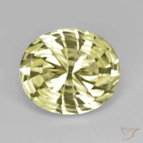 6.88ct Natural Amarillo medio Cuarzo, Ovalada, VVS
