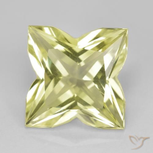 6.97ct Natural Amarillo verdoso claro Cuarzo, Elegante, VVS, Photo A