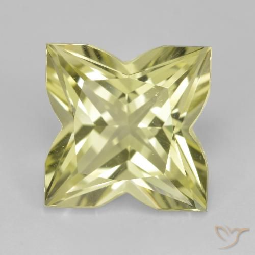 4.25ct Natural Amarillo verdoso claro Cuarzo, Elegante, VVS, Photo A