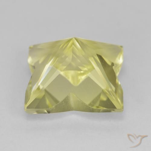 Cuarzo Amarillo verdoso claro natural de 4.25 ct, Elegante, VVS