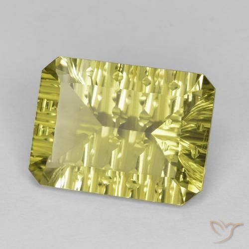 Cuarzo Amarillo laguna natural de 9.03 ct, Corte Octágono / Esmeralda, VVS