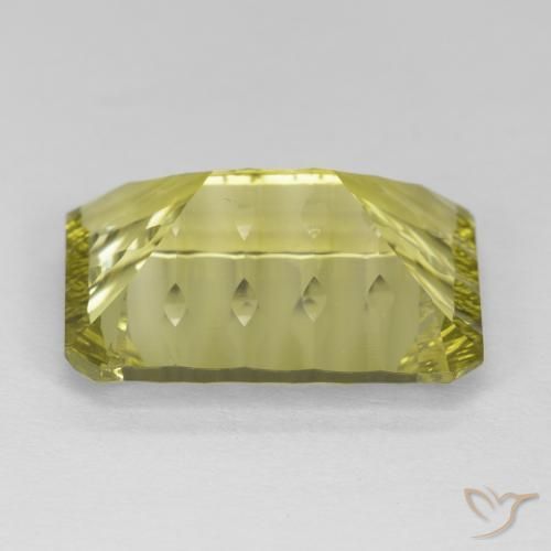 Cuarzo Amarillo laguna natural de 9.03 ct, Corte Octágono / Esmeralda, VVS
