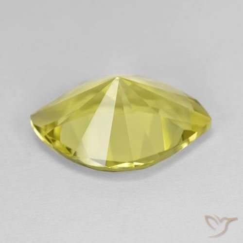 Cuarzo Amarillo claro natural de 7.32 ct, Elegante, VVS-VS