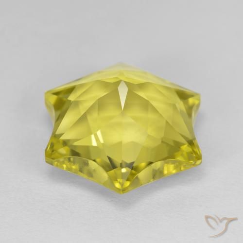 Cuarzo Amarillo medio natural de 9.41 ct, Elegante, VVS