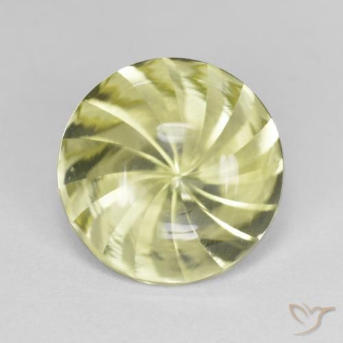 5.31ct Natural Amarillo medio Cuarzo, Redondo, Transparente