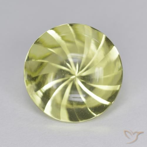 5.41ct Natural Amarillo medio Cuarzo, Redondo, Transparente